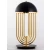Designerska lampa stołowa Dolce Vita Czarno - złota ST-1602 black - Step Into Design